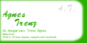 agnes trenz business card
